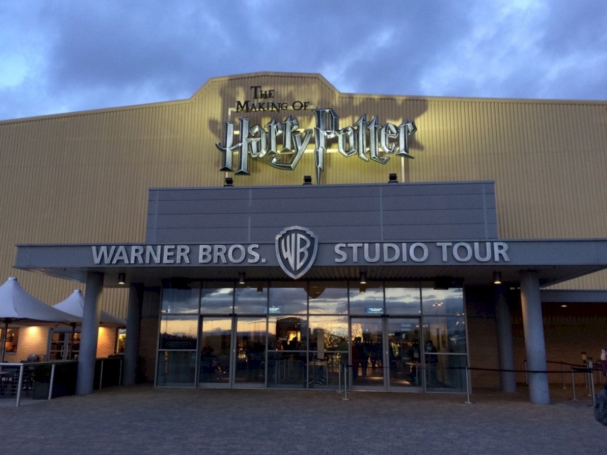 An entrance to the Warner Bros. Studio Tour featuring 